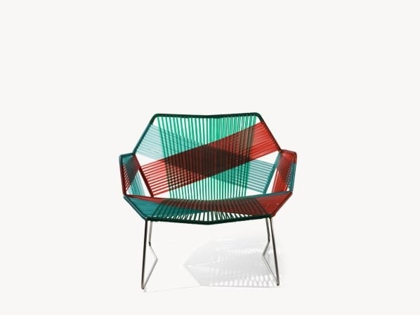 Кресло с подлокотниками из плетеной инженерно-полимерной проволоки MOROSO Tropicalia ARCH-00022750 - Вид №15