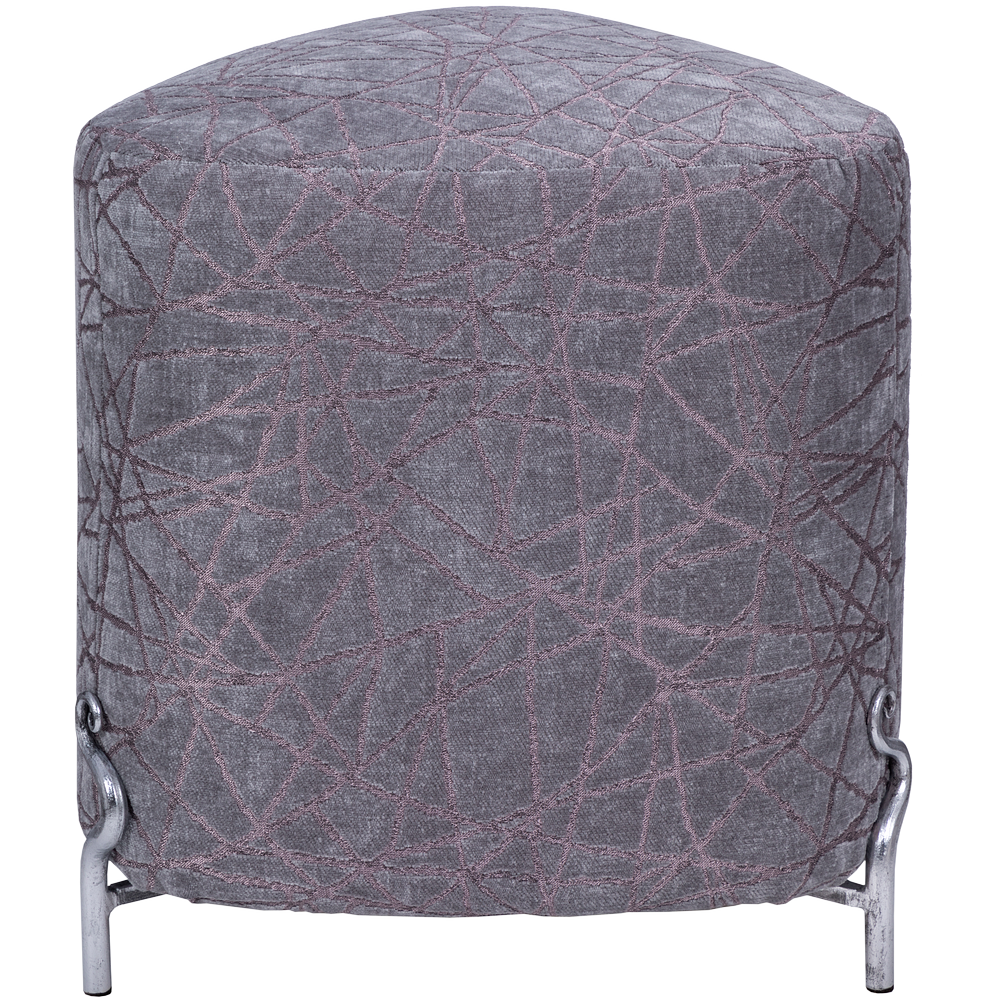 14033 Банкетка Авиньон Сильвер Роуз Серебро BOGACHO 4627196596344