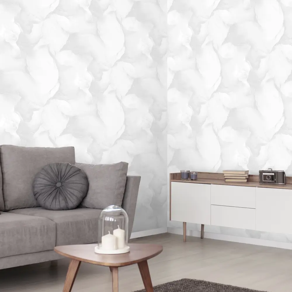 Флизелиновые обои ATELIERO Rocher серые с абстрактным узором 89395980 STLM-1577022 - Вид №5