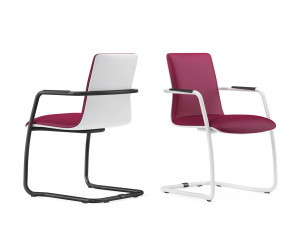 Мягкий тканевый консольный стул