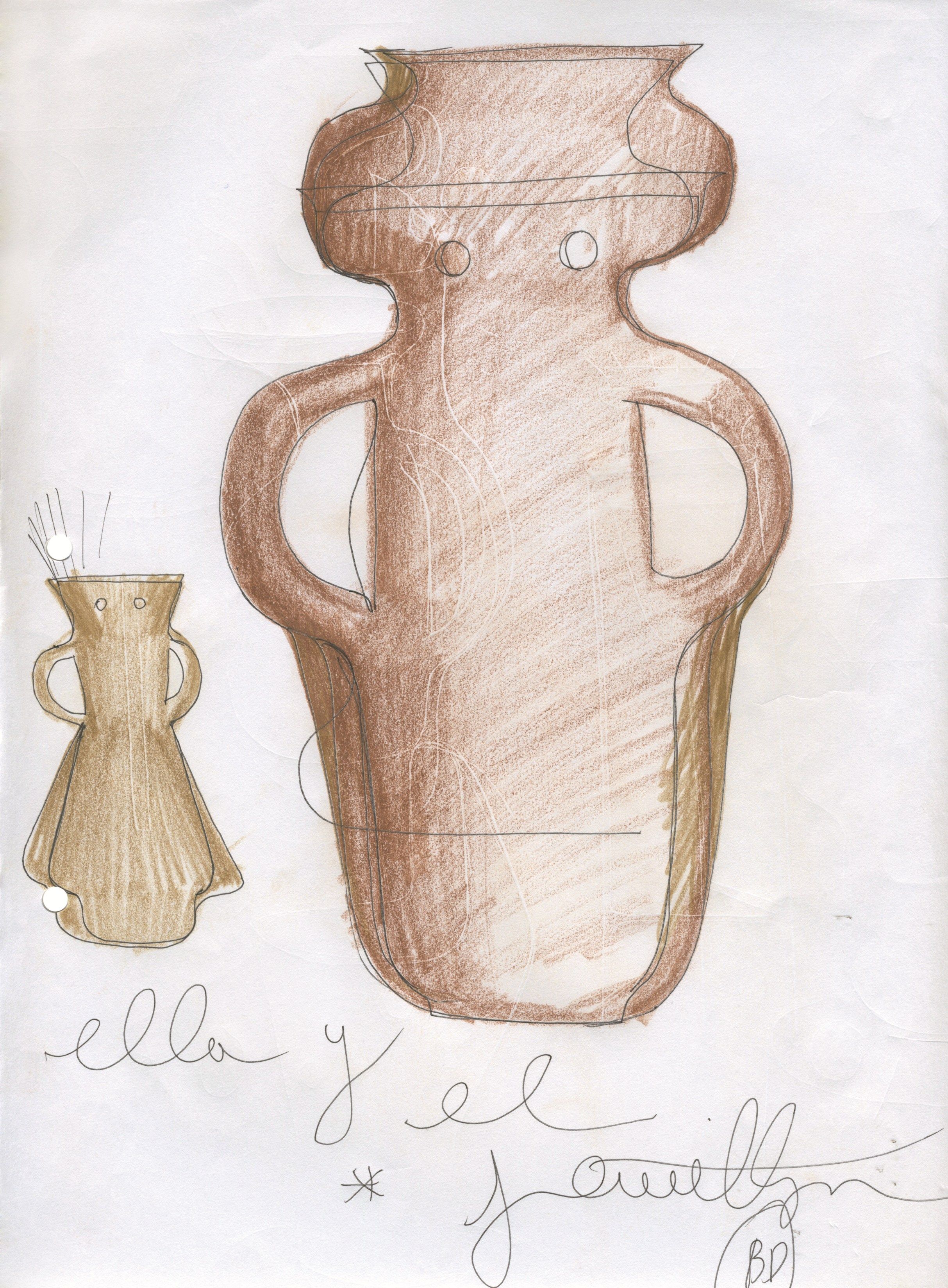 Низкий терракотовый садовый горшок BD Barcelona GARDENIAS N.2 ARCH-00042264 - Вид №19