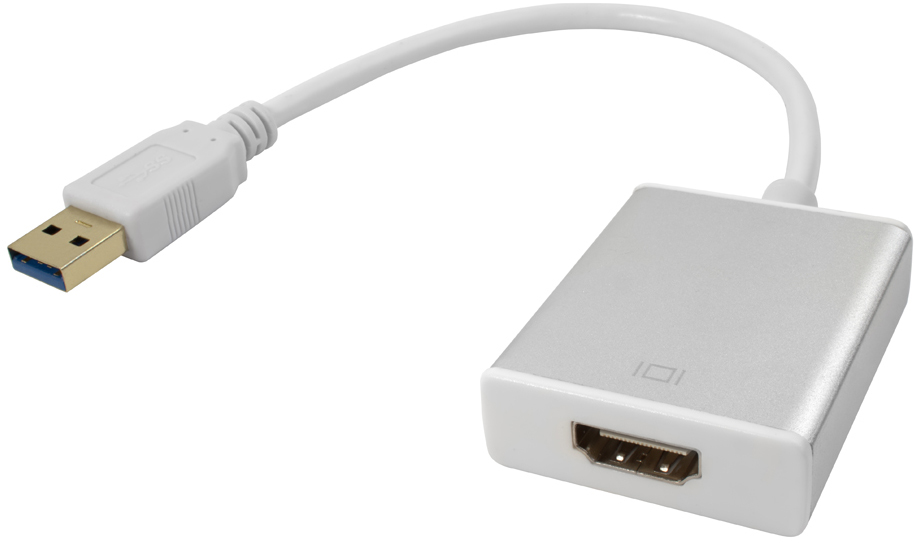 GCR-U32HD2 конвертер-переходник usb 3.0 am -> hdmi 19f серия greenline Greenconnect Santreyd 