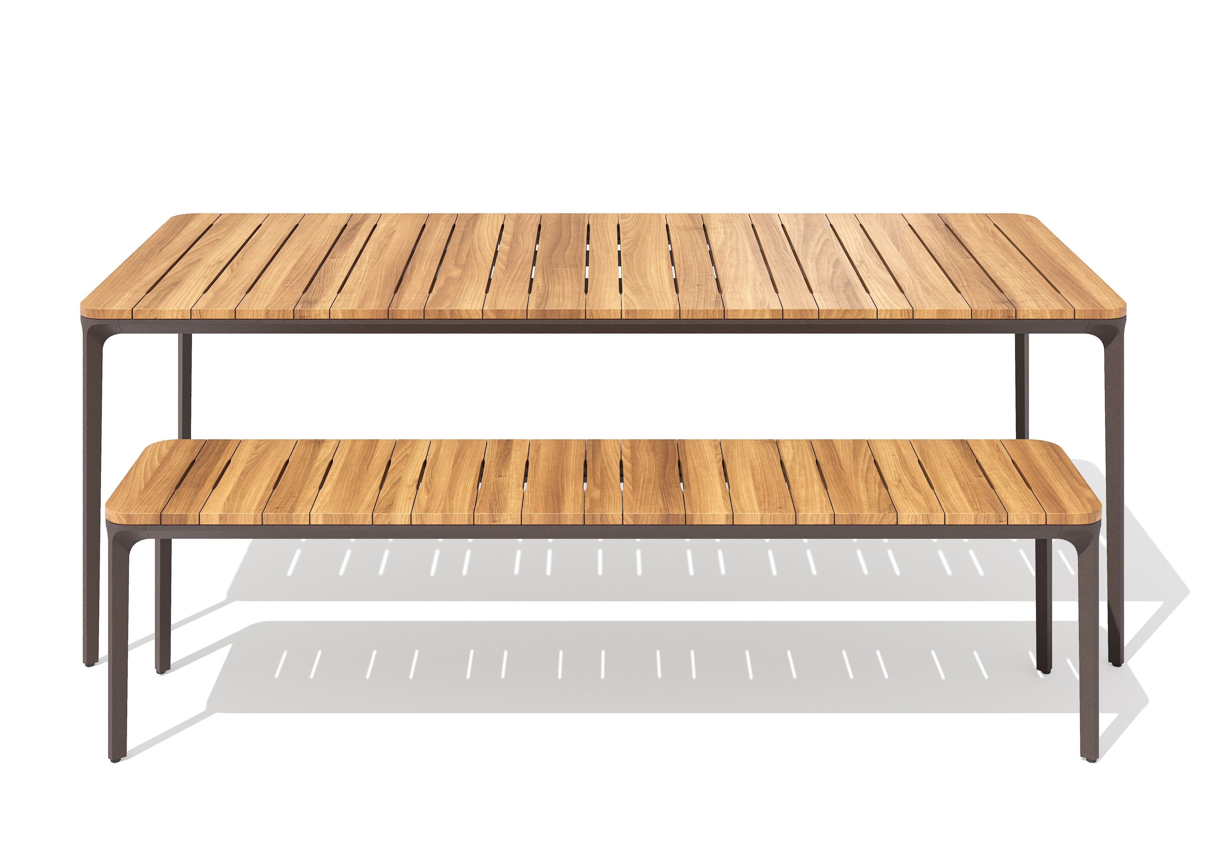 Прямоугольный садовый стол из тикового дерева Sovet Italia ARCH-00085162 - Вид №9