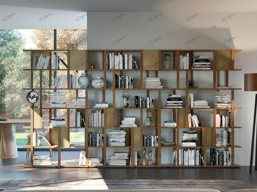 Pacini & Cappellini Открытый двухсторонний деревянный стеллаж  5546 