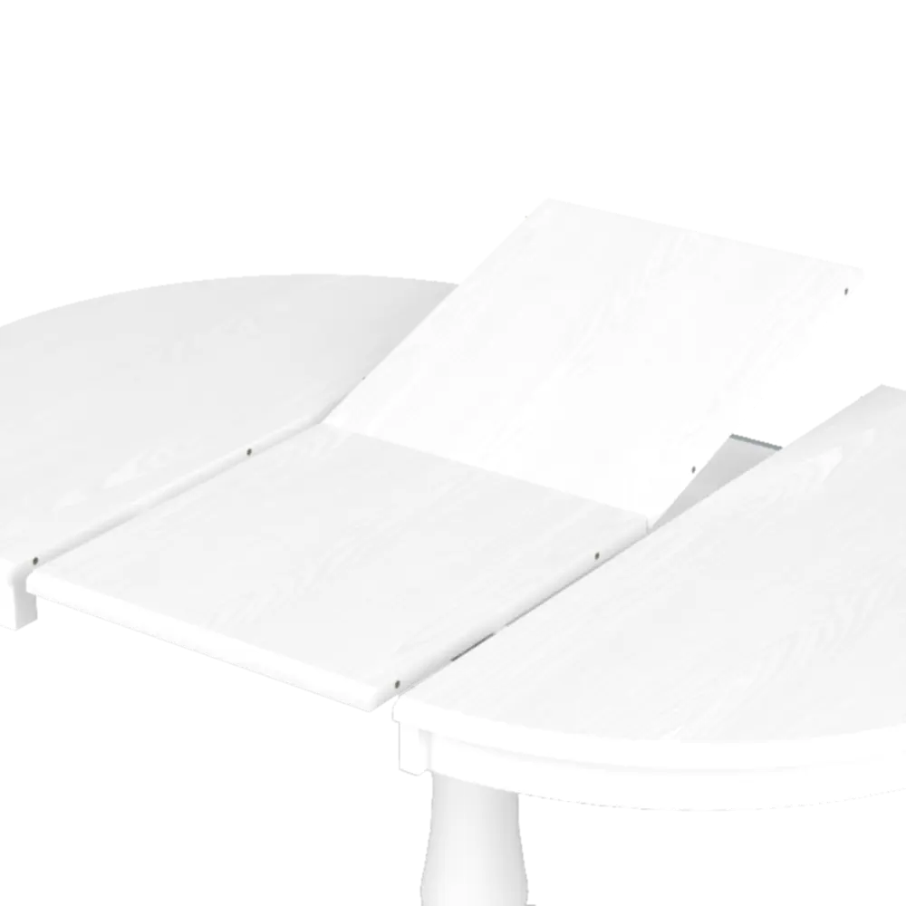Стол кухонный Delinia Версаль раскладной 90-130x90 см круг МДФ цвет белый 82699545 STLM-2044280 - Вид №7