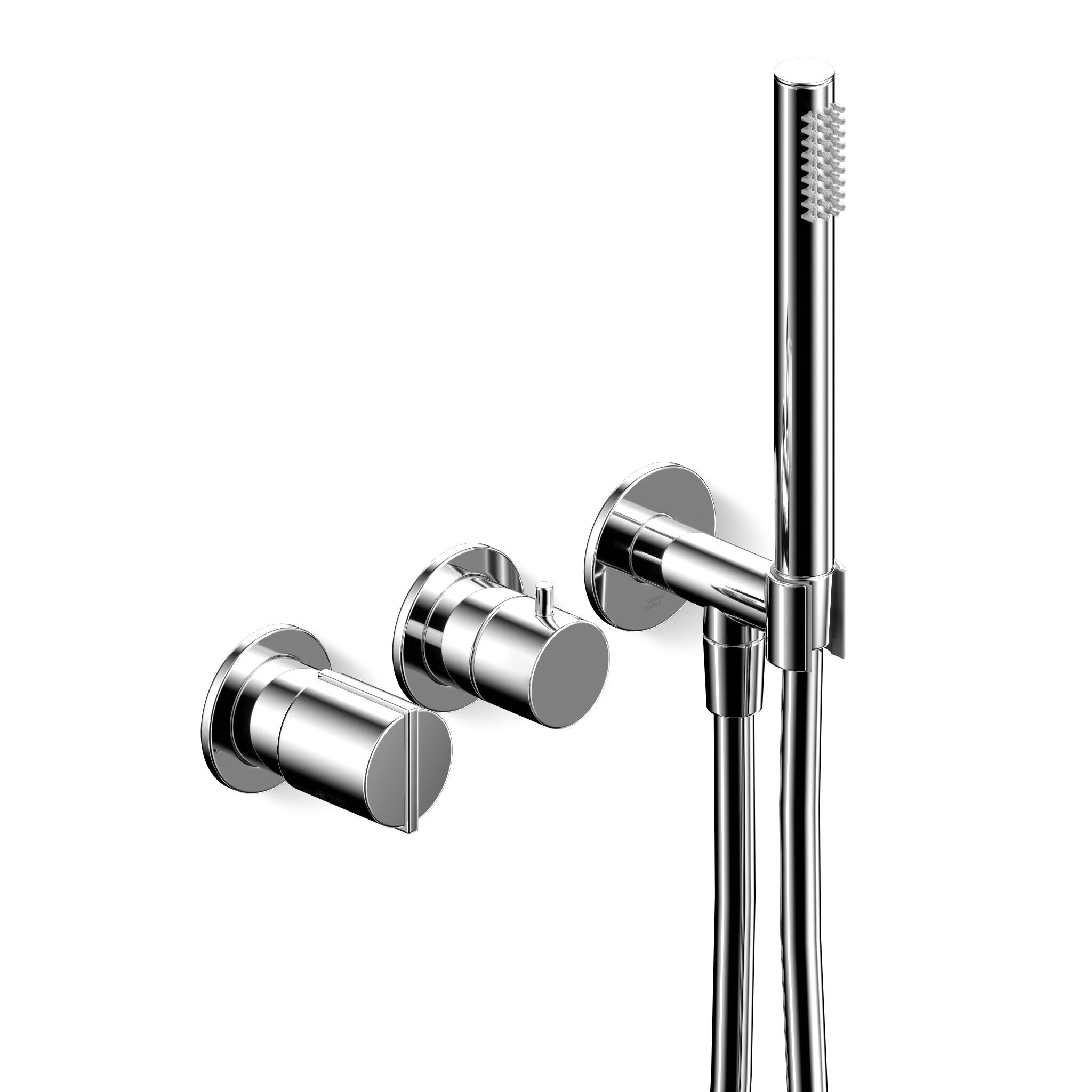 Смеситель для душа с 3 отверстиями и ручным душем Varied Forms Macaron ARCH-00008180 - Вид №1