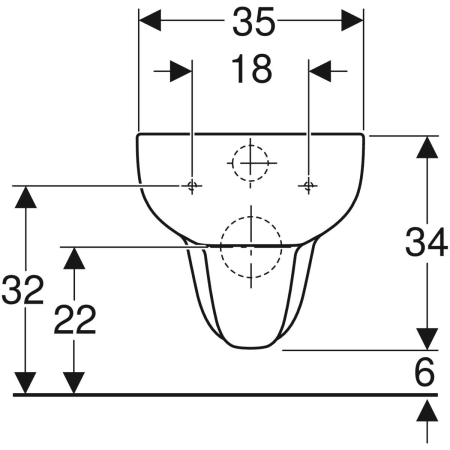 500.211.01.1 Подвесной унитаз настенный Белый Geberit  Германия  - Вид №3