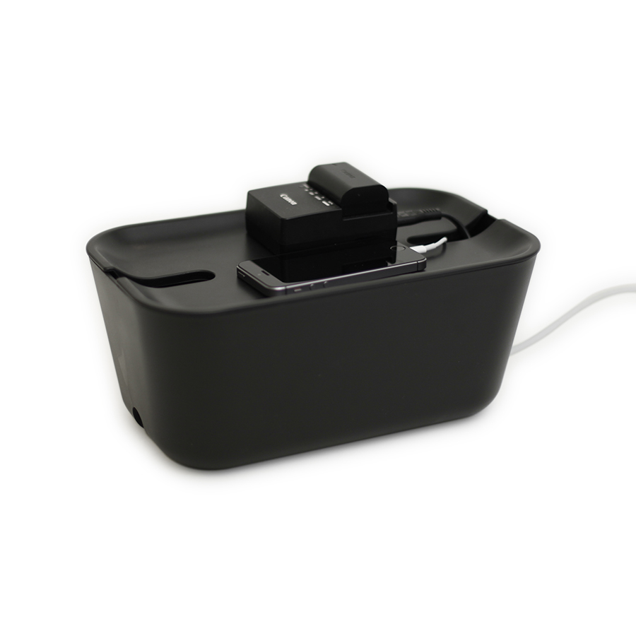 Органайзер черный для проводов средний Hideaway BOSIGN  00-3872108 Черный  - Вид №1