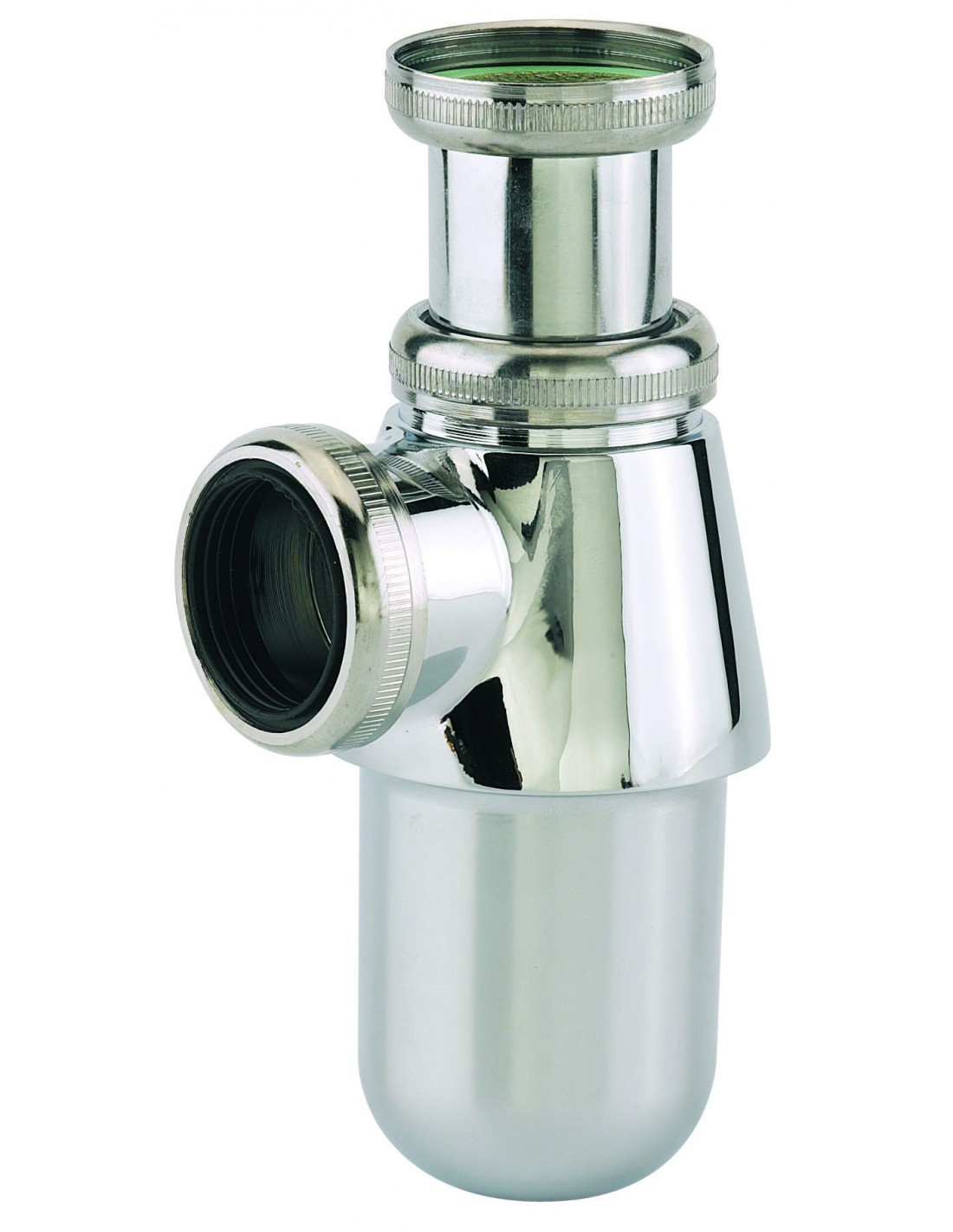 607000 000 00  Сифон для умывальника, регулируемый 35/105 мм, выход Д. 32 мм, хромированный, NF Valentin Хром 