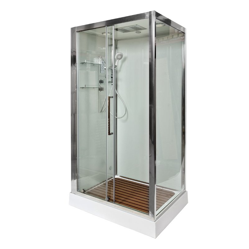 L 801 N с гидромассажем BLACK Душевая кабина DETO Серия L Z120 KERAVA с электрикой