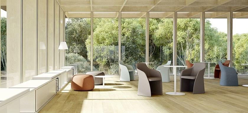 Sinetica Штабелируемый стул из ткани Captain sun-id-1429878 - Вид №1