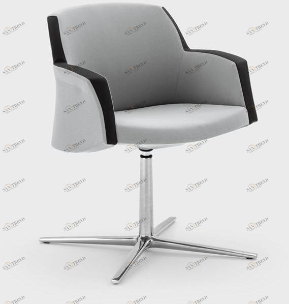 Viganò Офисный стул из ткани с 4 спицами и подлокотниками Miss grace sun-id-1440753