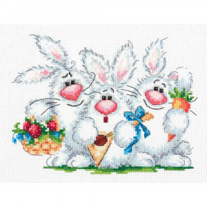 018-88 Любим повеселиться! Набор для вышивания Чудесная Игла 19 х 15 см Чудесная игла