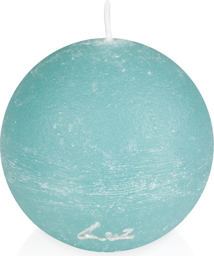10623040 Luz your senses Свеча-шар Luz your senses 8см (лазурный) Парафин 