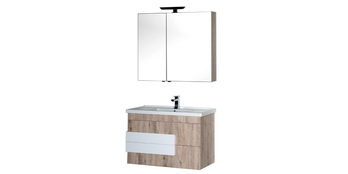 Комплект мебели Aquanet Мадейра 100 дуб кантри 00183159 - Вид №2