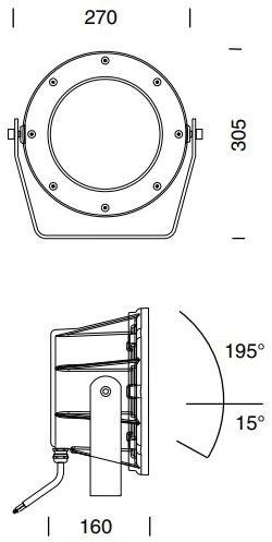 Иммерсионная лампа из бронзы 2600 atlantique Santreyd sun-id-1436070 - Вид №3