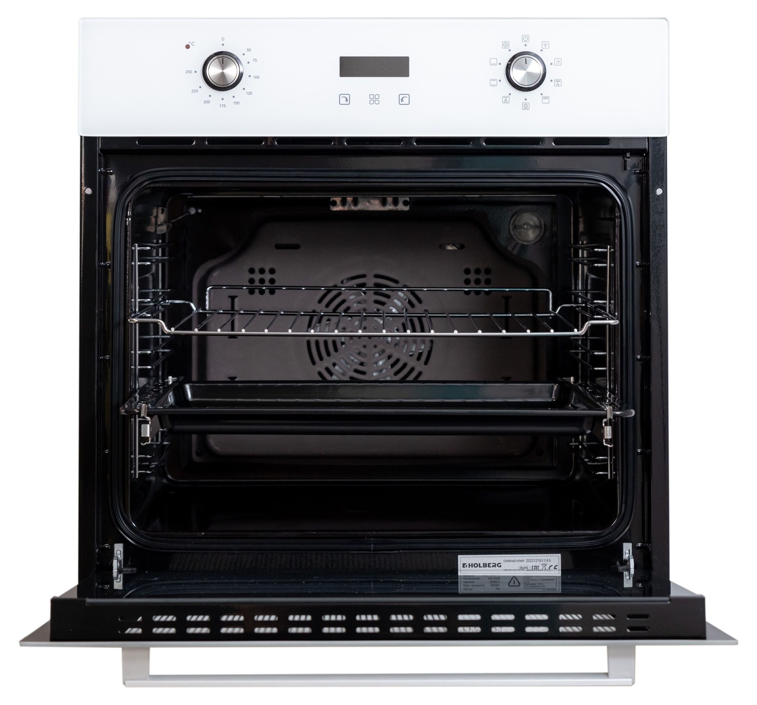 9225388 Электрический духовой шкаф HOLBERG НEO 7089TW белый STDN-0088513 - Вид №1