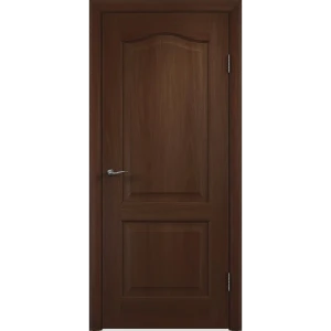 Дверь межкомнатная глухая Антик 60x200 см финиш бумага цвет итальянский орех без замка, без петель