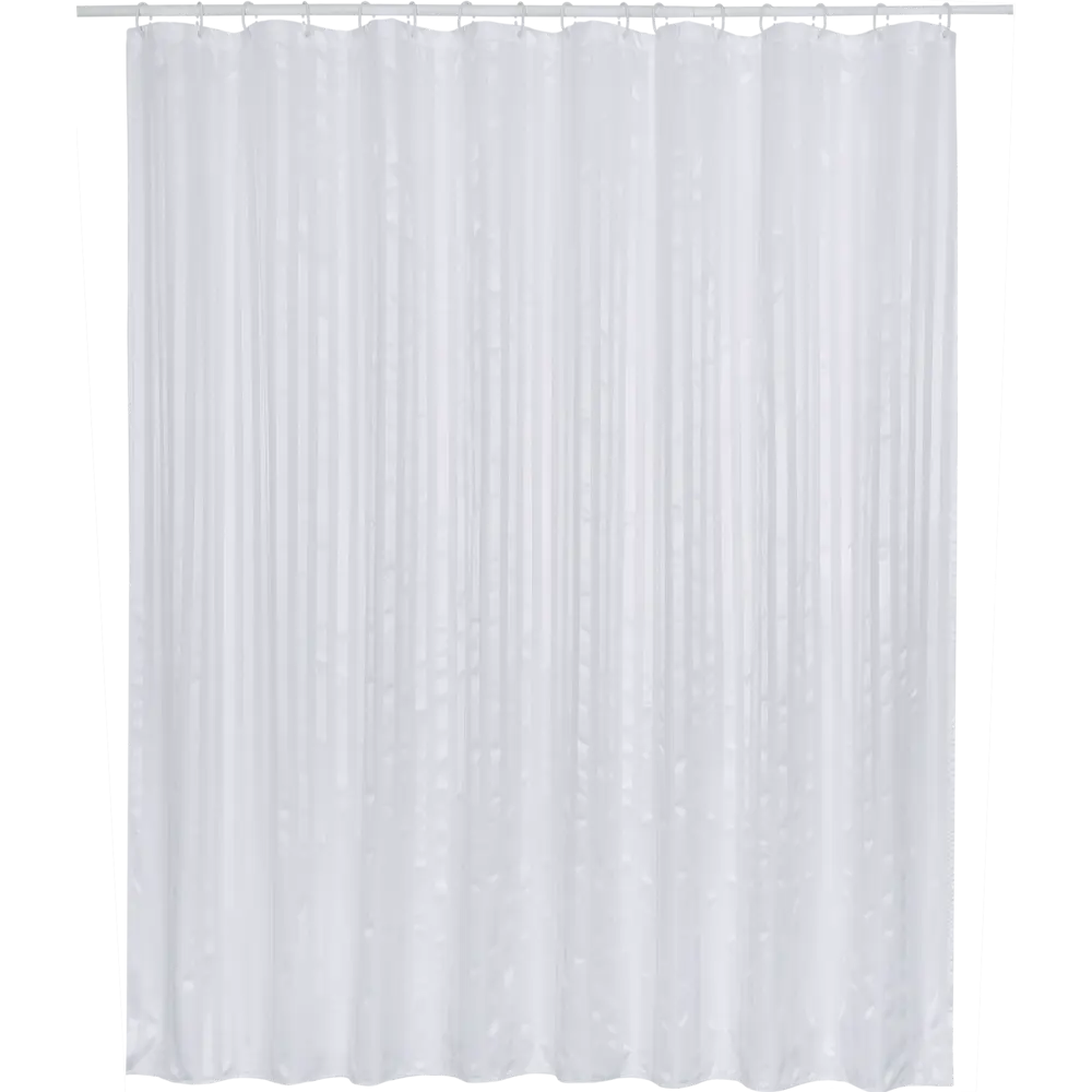 Штора для ванной BATH PLUS белая 200х240 см с водоотталкивающей пропиткой 15499756 Шторы однотонные STLM-0006034 - Вид №1
