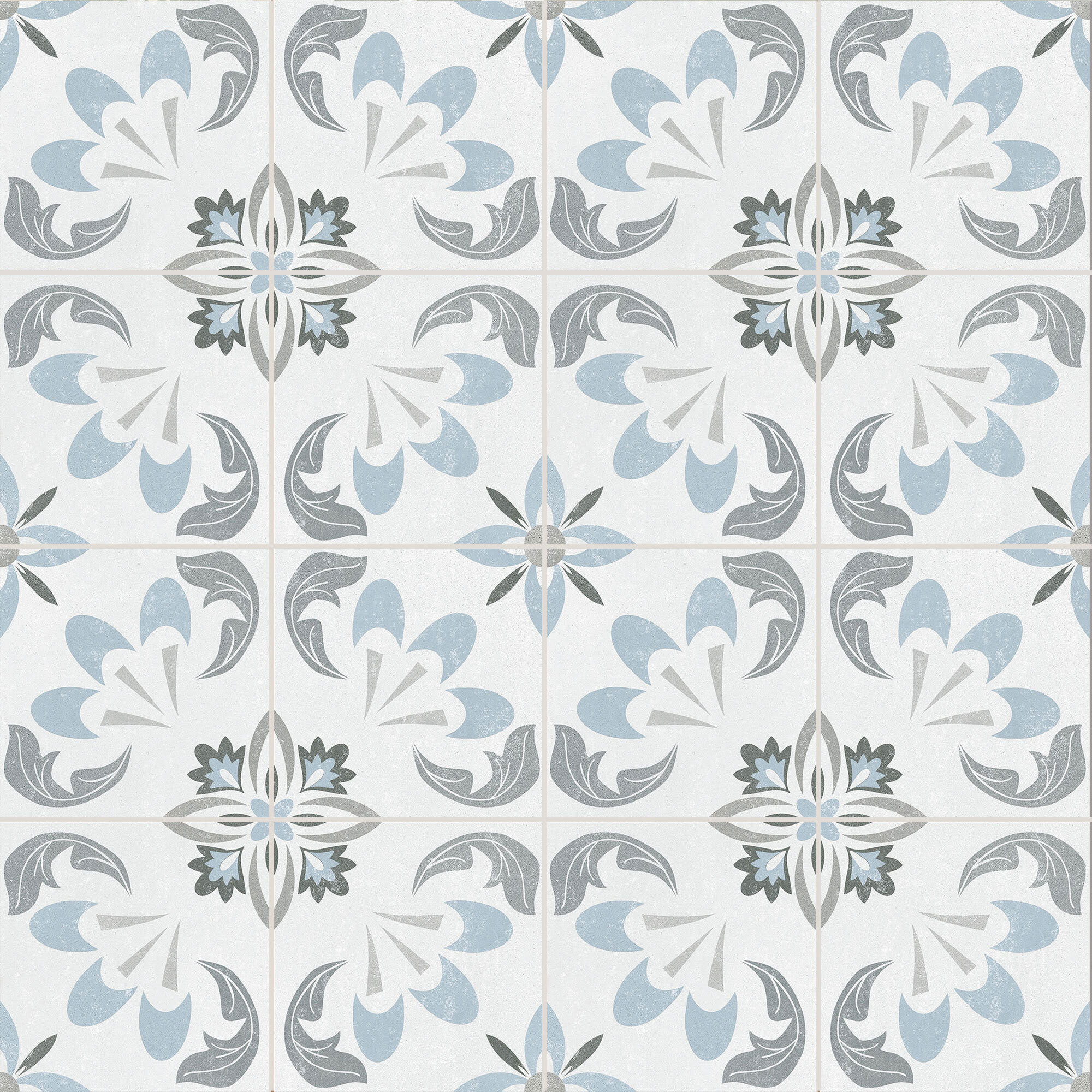 83763010 Плитка Sixties 45x45 см 1 м² цвет серый timeless Santreyd - Вид №1