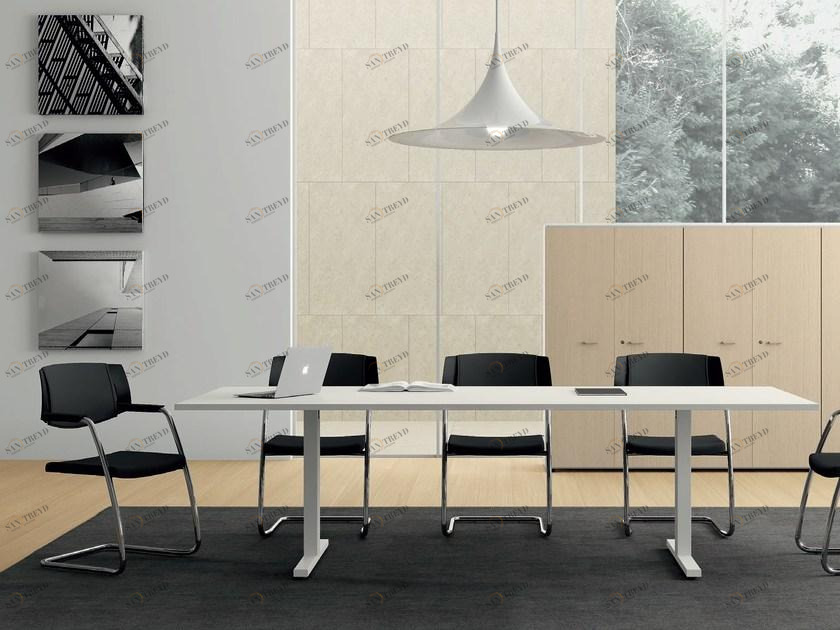 Las Mobili Прямоугольный деревянный стол для переговоров Oxi sun-id-1439096