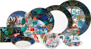 10663640 Gien Сервиз чайно-столовый Gien Дворцовый сад на 6 персон 39 предметов, фаянс Фаянс