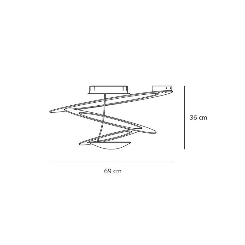 Artemide Pirce mini 1255110A потолочный 102940 - Вид №3
