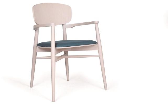 Fenabel Мягкое деревянное кресло с подлокотниками Donasella sun-id-1487007 - Вид №2