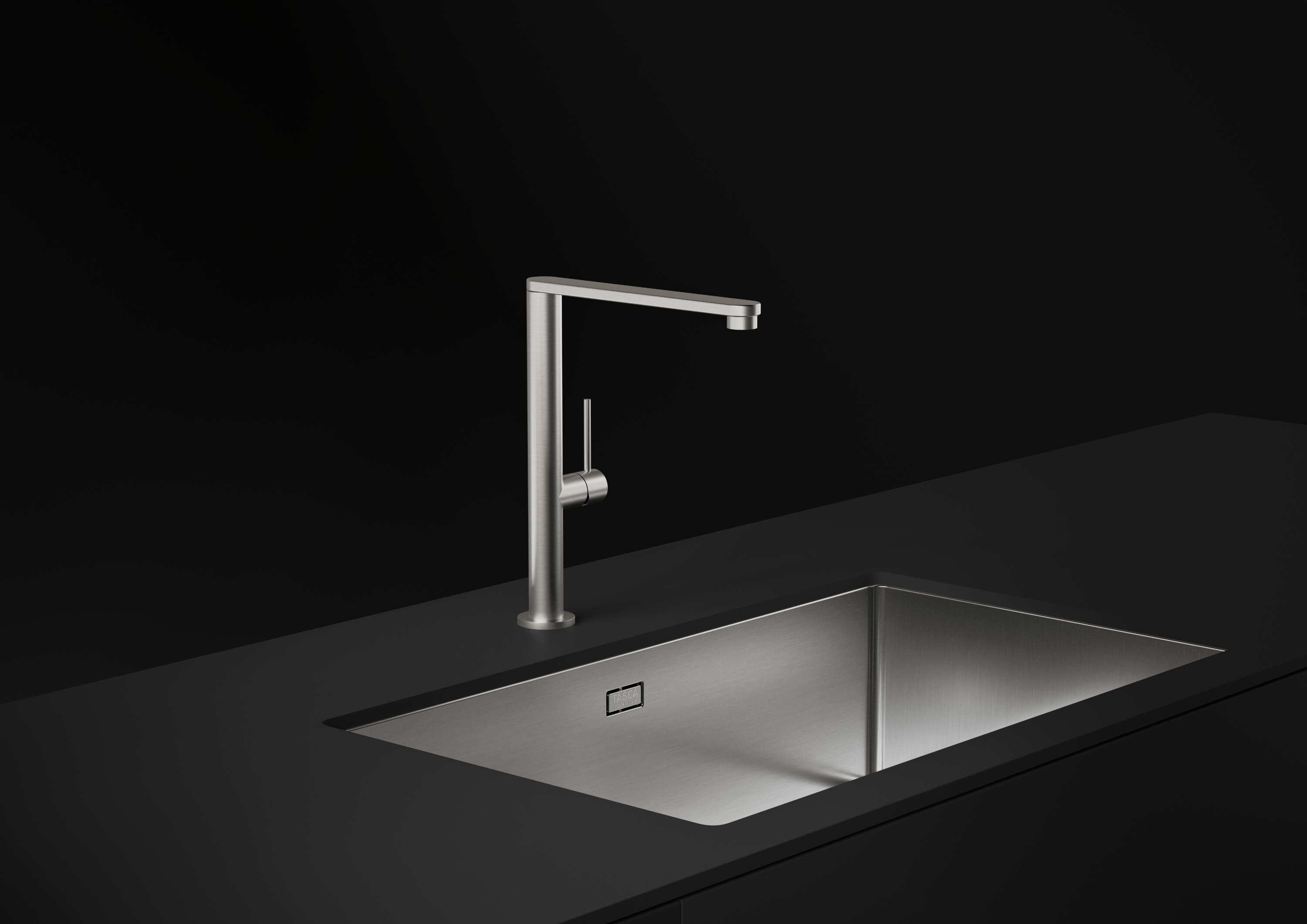 Однорычажный смеситель для кухни из нержавеющей стали TASCA DEDA ARCH-00130418 - Вид №1