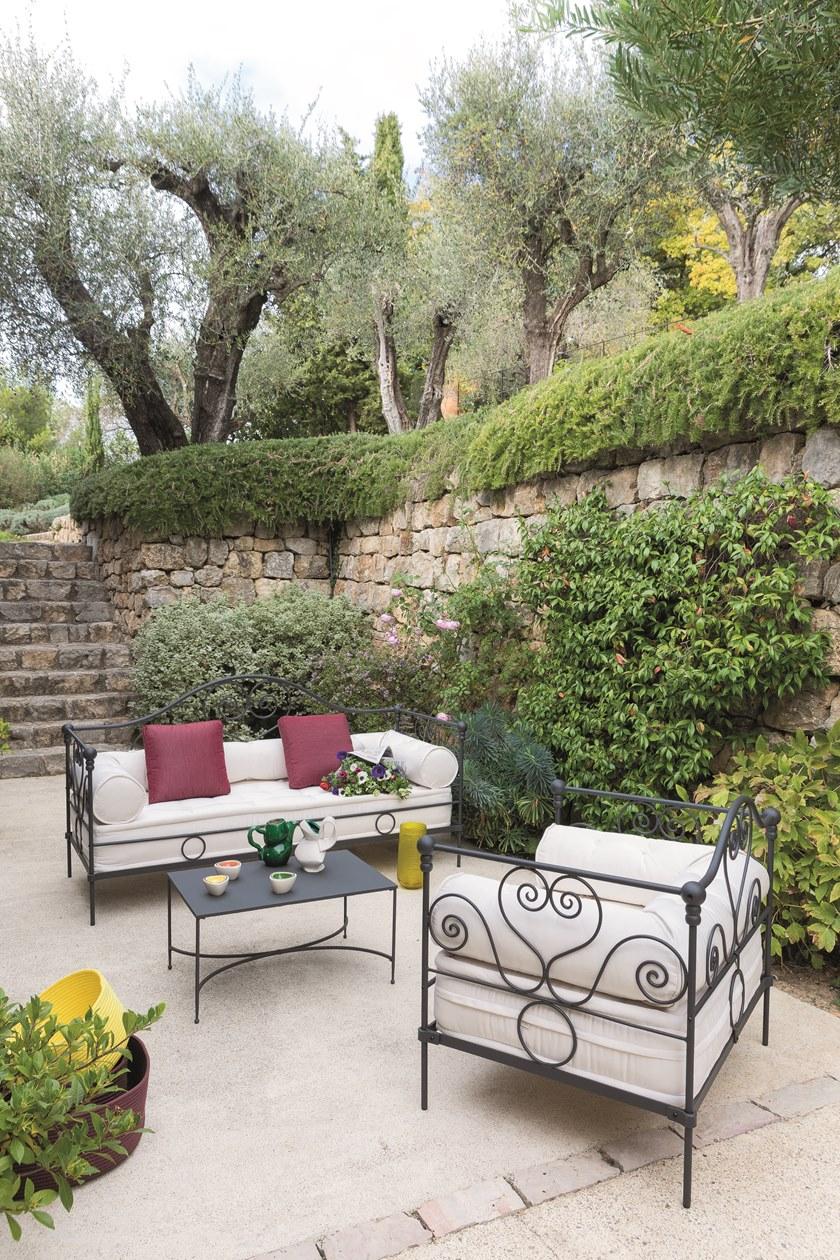 Unopiù Садовый диван из железа и акрила Aurora Mordis - Вид №1