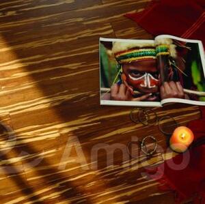 Массивная доска Amigo Original Зебра Hitech Бамбук Натур (Гладкая) 900х130 мм.