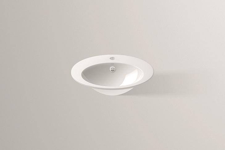 2102000000 Встраиваемая раковина, eb.o500h, белая, proshield Alape серия O 