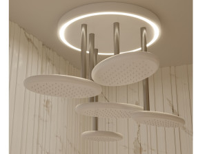 Потолочная душевая головка Corian®