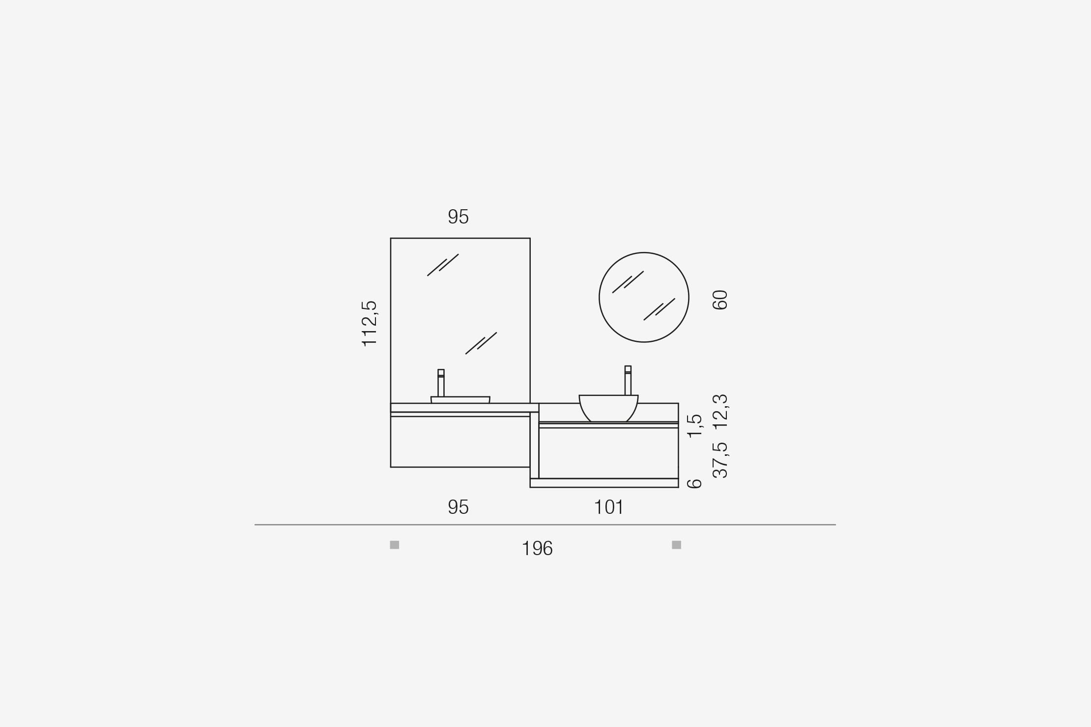 Комплект мебели 05 Arcom Soul STARC210 - Вид №3