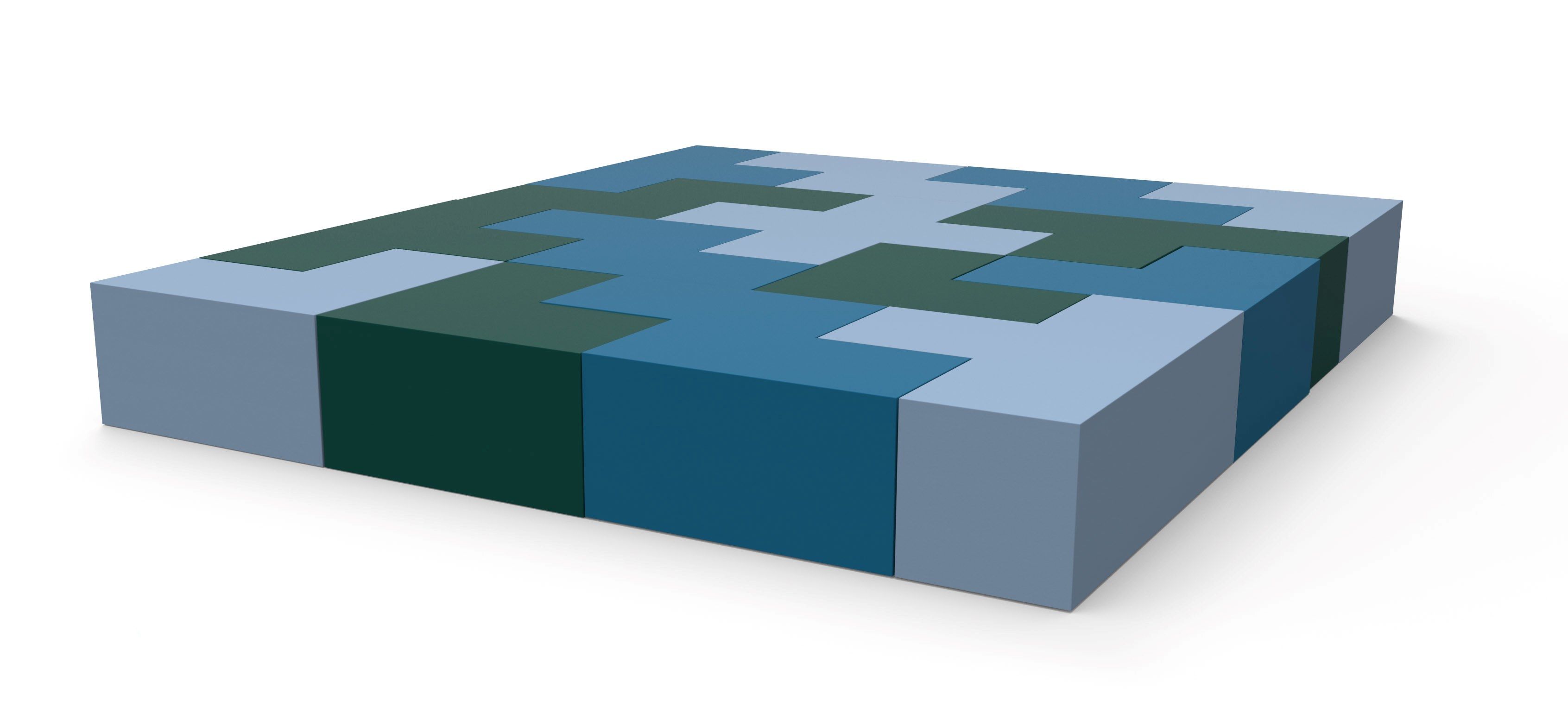 Модульная скамья из пены QM без спинки Quinze & Milan Форма ARCH-00148490 - Вид №1