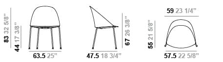 Кожаный стул Arper Cila ARCH-00059450 - Вид №1