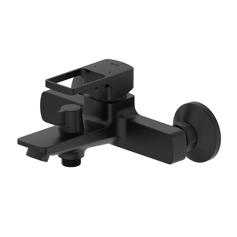 Смеситель для ванны Iddis Frame FRABL00i02WA однорычажный цвет черный 86474843 STLM-2155981