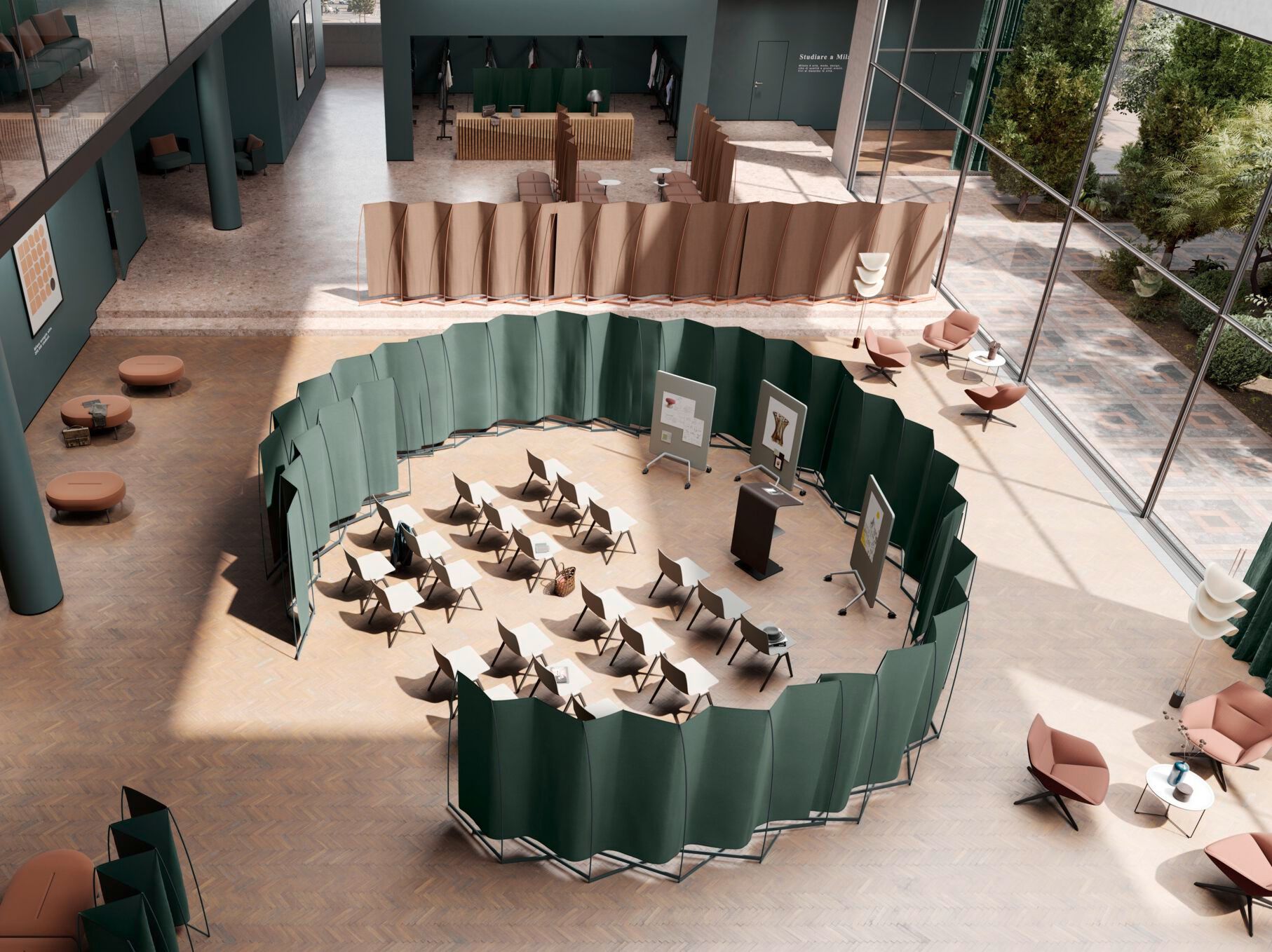 Отдельно стоящая офисная перегородка Brunner foild ARCH-00046917 - Вид №7