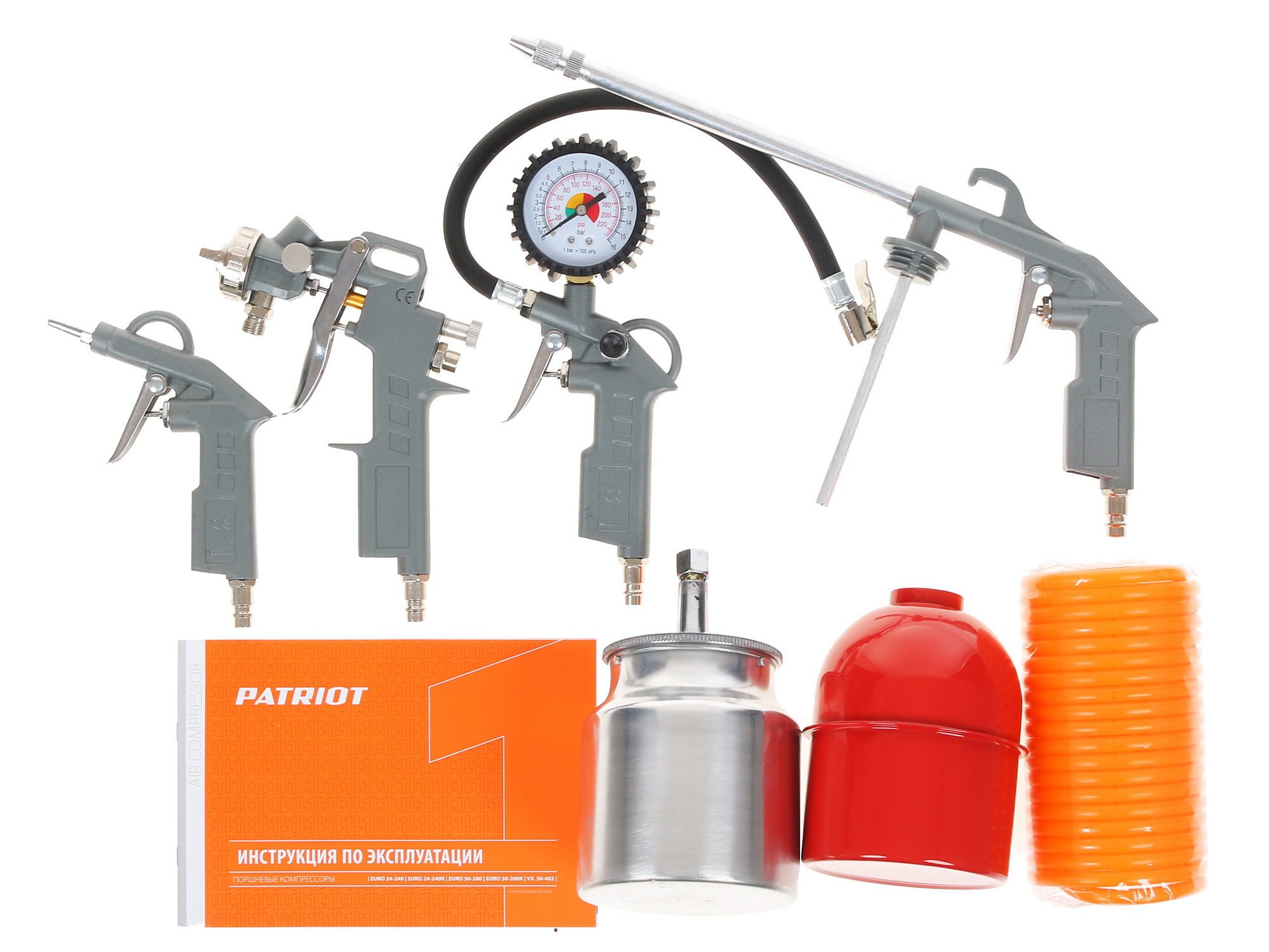 Компрессор поршневой масляный Patriot EURO 24-240K + KIT 5В 1133928 STDN-0111197 - Вид №10