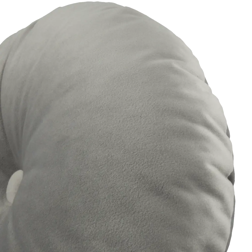 Подушка круглая Ø45 см цвет серый 82675610 STLM-2206724 LINEN WAY  - Вид №2
