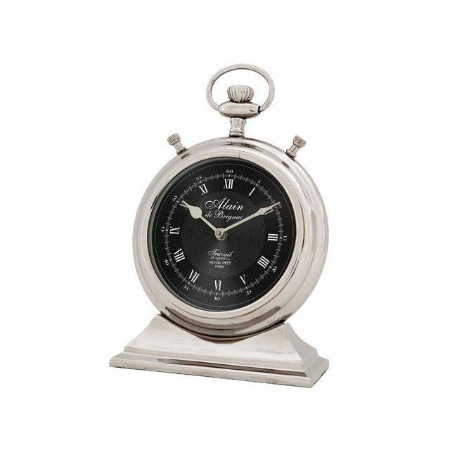 Часы Alain S от Eichholtz EICHHOLTZ ДИЗАЙНЕРСКИЕ, EICHHOLTZ 062401 Хром;черный  - Вид №1