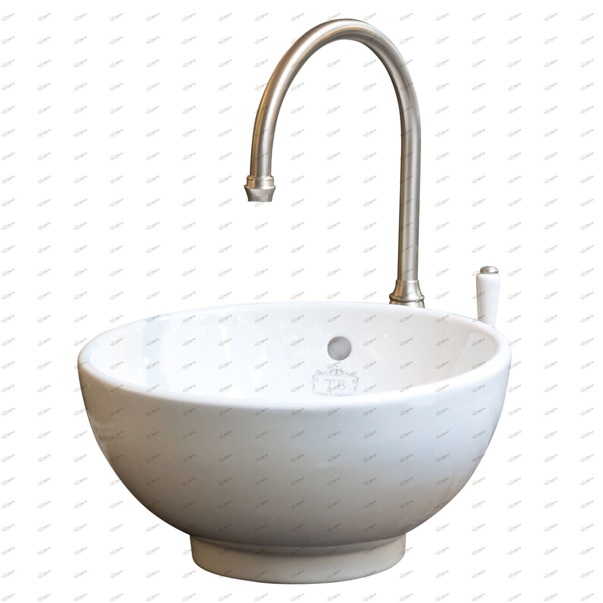 CS-TB-512 Накладная раковина на столешницу  овальная Traditional Bathrooms Traditional