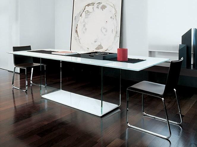 Sovet italia Прямоугольный стол из хрусталя Valencia sun-id-1356754 - Вид №4