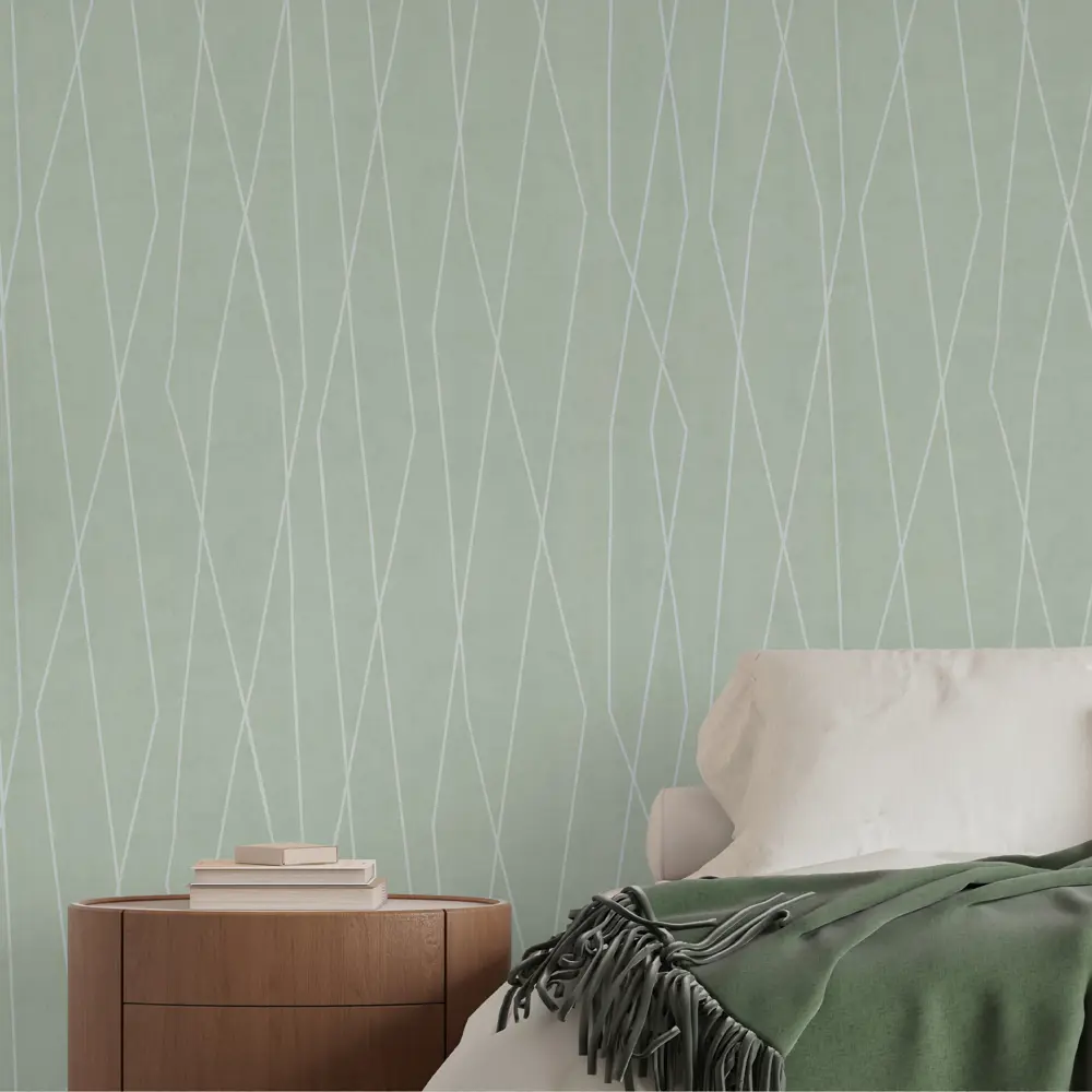 Обои флизелиновые Wall Decor Рига зеленые 1.06 м 75347-17 89465764 STLM-2163190 - Вид №2