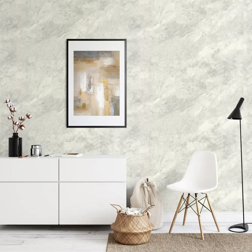 Обои флизелиновые Wall Decor Турин бежевые 1.06 м 75157-45 85310431 STLM-2177576 - Вид №2