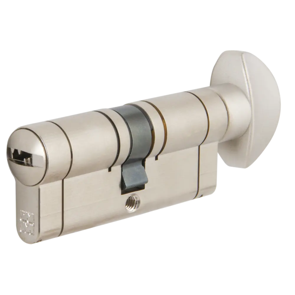 Цилиндр Mottura Champions Pro CP4F363601R, 31x10x31 мм, ключ/вертушка, цвет матовый никель 82393081 STLM-2072449