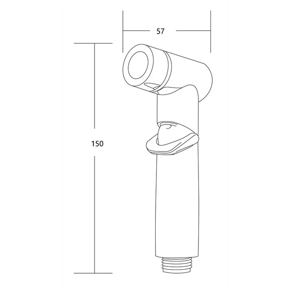 Гигиенический душ ESKO Annecy HHS20W - компактная альтернатива биде 89359290 STLM-0995582 - Вид №2
