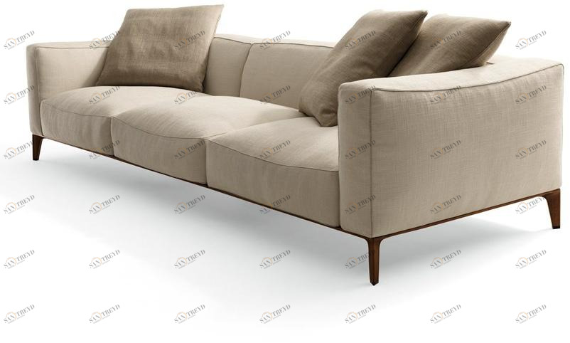 Giorgetti 3-х местный тканевый диван Aton sun-id-1508565