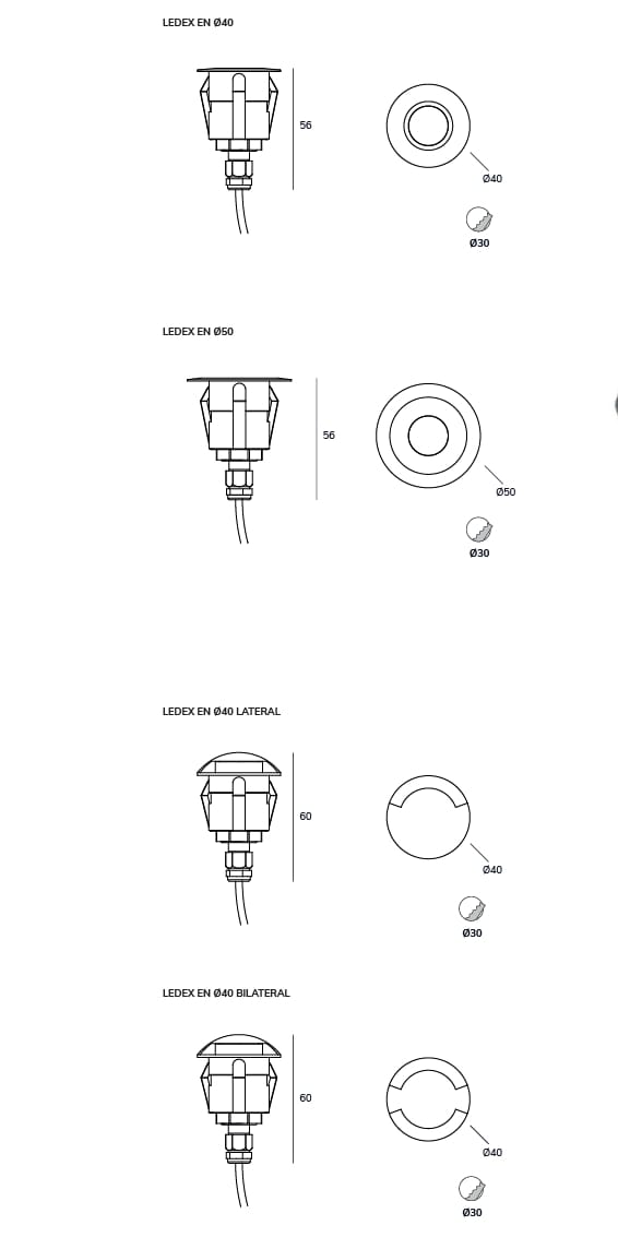 Из нержавеющей стали напольные светодиодные карты Exporlux LEDEX PPT ARCH-00053697 - Вид №9
