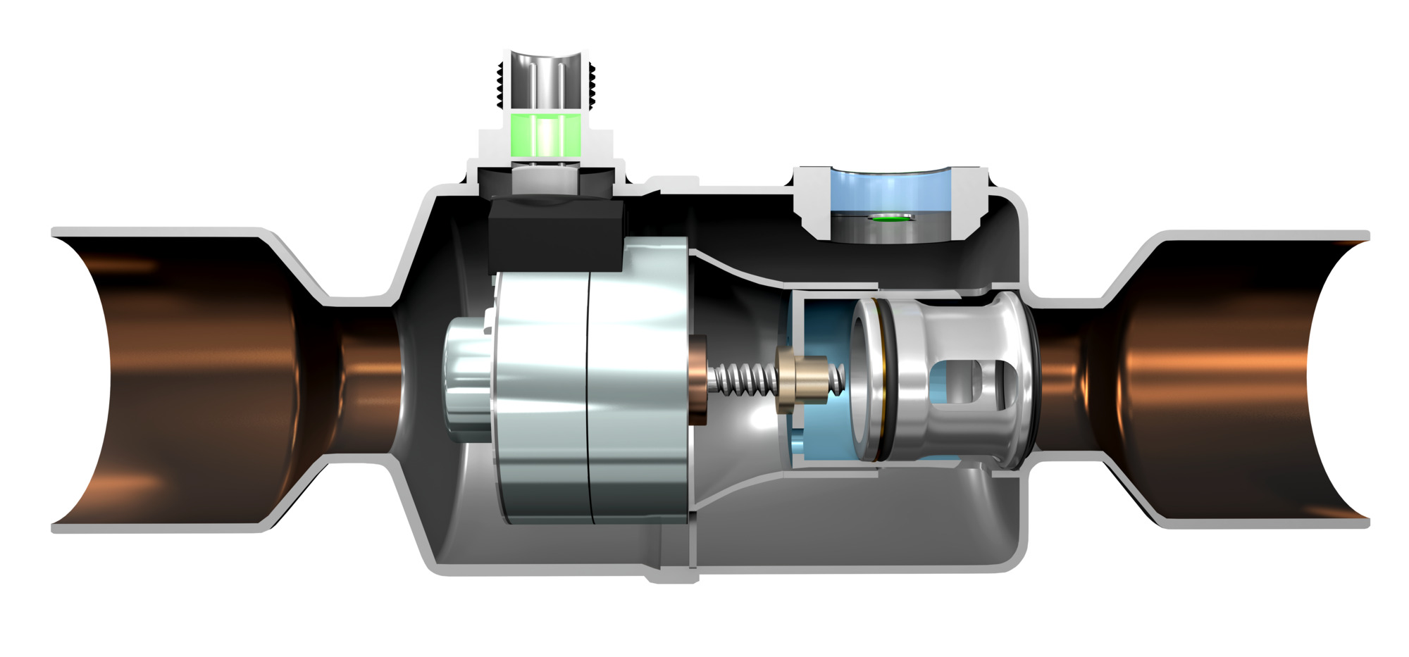 Danfoss ETS 12C - ETS 100C (Colibri®) — Электронный расширительный клапан шагового типа ETS 25C Клапан терморегулирующий 034G7602  - Вид №3